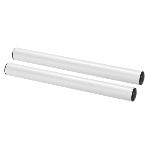 PATIKIL Junior Relay Track Baton, 2 Pack PVC Plastic Race Field Running Baton Relay Stick for Outdoor Athletics Sport Game Tool, White