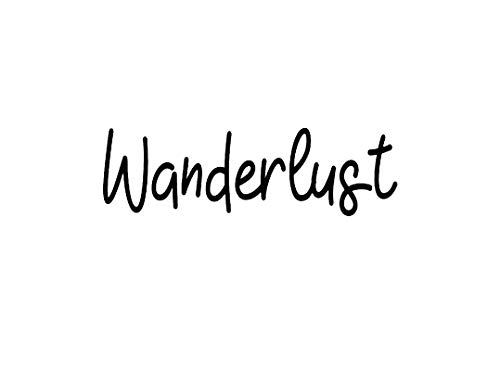 Sticker vinyle LLI Wanderlust pour décorer vos murs et camionnettes de voyage