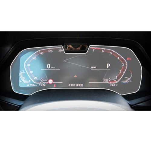 Navigation BMW X6 G06 RHD protégée avec ce film en verre trempé