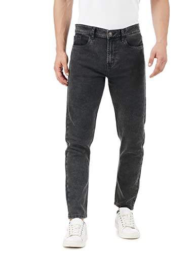 Image of INKD Men's Slim Fit Jeans - Mid-Rise | Cotton Blend | Stretchable Fabric | Jeans for Men | Classic 5 Pocket Styling