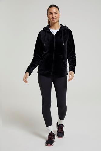 Mountain Warehouse Snaggle Womens Hooded Fleece - Soft, Warm & Insulating, Lots Of Pockets, Lightweight With Adjustable Hoodie - Ideal Winter Jacket - Image 4