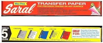 Saral 459257 12""X12FTROLLS Transfer Paper, Wax-Free, 12-1/2" x 12' Size, Graphite, 1.7" Height, 1.8" Width, 12.7" Length