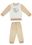 Kleines Kleid Baby Kinder Schlafanzug Pyjama 2-teiler in Größe 86 92 98 104 110 Unisex Rosa Blau mit Hase Klopfer von Disney für 1 2 3 4 5 Jähriges (Modell 3, 110)