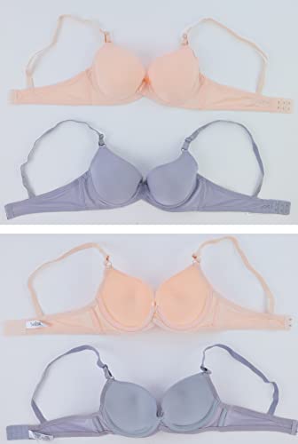Image of ToBeInStyle Women's Pack of 6 Classic Style Underwire Supportive Padded Bras