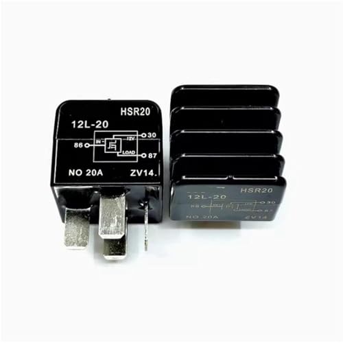 Relais 4 broches HSR20 12L-20 commutateur 12V DC 20A pour circuit auto