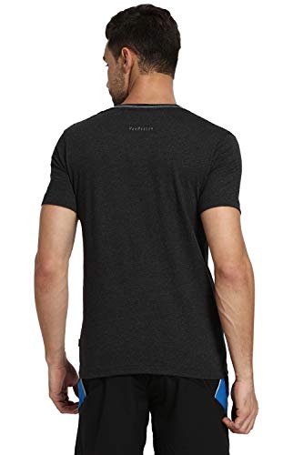 Image of Van Heusen Men Athleisure Regular Fit T-Shirt - Cotton Rich - Smart Tech, Easy Stain Release, Anti Stat, Ultra Soft, Moisture Wicking