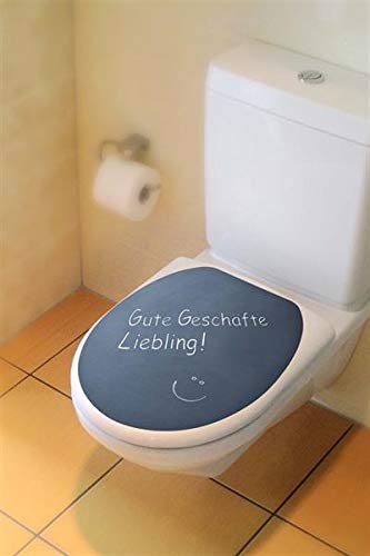 Preisvergleich Produktbild WC-Tafelfolie zum Selberbeschriften mit Kreide