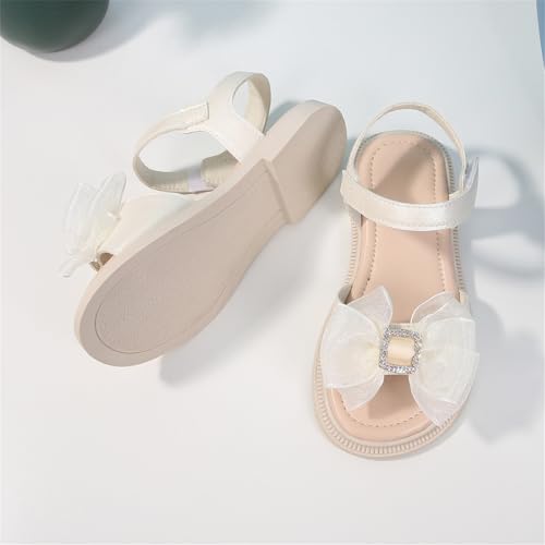 Toddler Girls Sandals Soft Rubber Flats Summer Bowtie Girl Shoes4