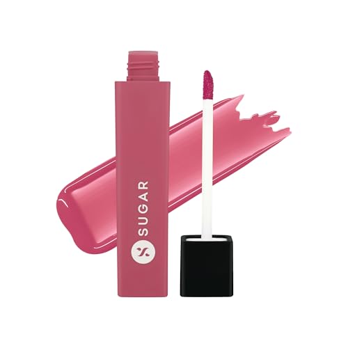 Image of SUGAR Cosmetics Drop A Tint Lip Oil | Glossy & Tinted | Longlasting | Transferproof & Smudgeproof | (04 Roman Rose, 4ml)