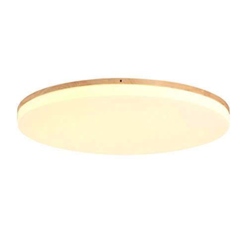 Plafonnier LED dimmable bois : finie la lumière agressive dans votre chambre
