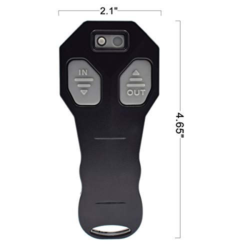 Riyitauto Wireless Winch Remote Control Kit Dc12V 433Mhz Waterproof Switch Handset For Truck Jeep Atv Suv Auto Winch With Indicator Light #TOP1