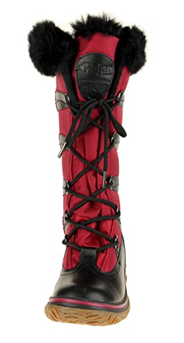 PAJAR Women's Grip Star Tall Winter Waterproof Insulated Snow Boot With Side Zipper and Laces2