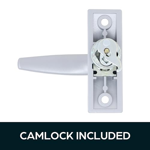 Manija de puerta SUMMIT DOORWARE Adams Rite izquierda de aluminio transparente 3