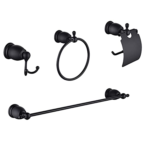 LANC Bathroom Hardware 4 - Piece Accessory Set Includes 23.6