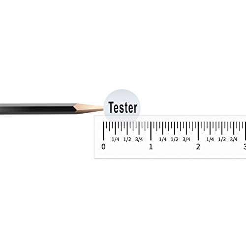 Hycodest 500 Stück silberne Testeraufkleber 20 mm runde kleine Punktetiketten Produktstcikers für Try Me Produkte, Silber