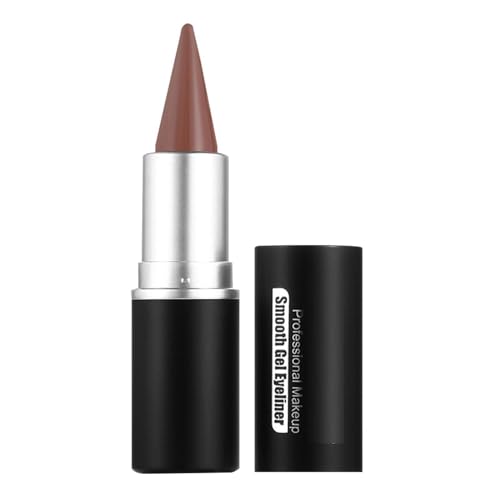 Delineador de ojos de gel resistente al agua: lápiz de crema duradero, herramienta de maquillaje para aplicar suavemente, delineador de ojos negro natural | Accesorios de belleza para la definición de