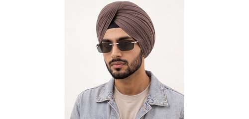 Image of Vincent chase by Lenskart | Silver - Grey Solid Full Rim Rectangular | 100% UV Protected | Men | Medium | VC S19649