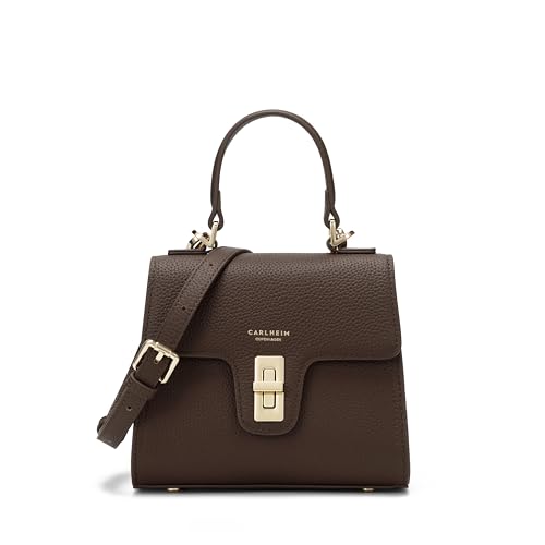 Bolso de piel auténtica para mujer Carlheim Chloe, tu aliado diario en marrón