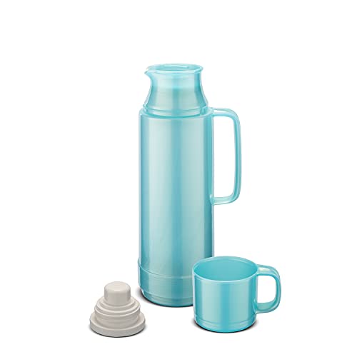 ROTPUNKT Isolierflasche 0,75 L mit integriertem Becher - Hochwertige Isolierkanne Made in Germany I Bis zu 24 h heiß & 36 h kalt (Andreas… – Ansicht 3