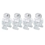 QUARKZMAN 1-1/16" EMT Streben Klammern Stahl für Starre Rohrleitungen und Rohre 4Stk Universelle EMT Streben Klemmen mit Schraube und Mutter für Starre Schläuche und EMT