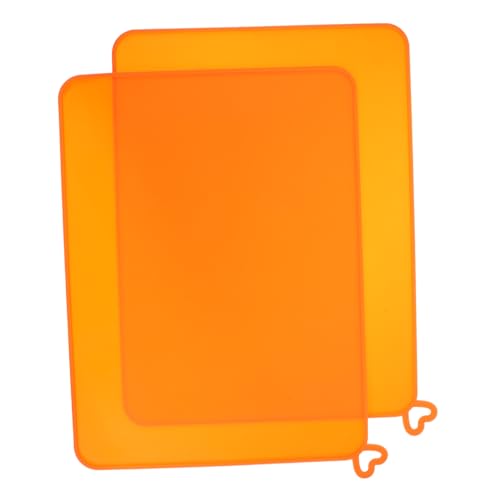 TOPPERFUN 2pcs Photosensitive Silicone Mats for 3d Printer Accessories with Non-slip Surface and Easy to Store Design, f