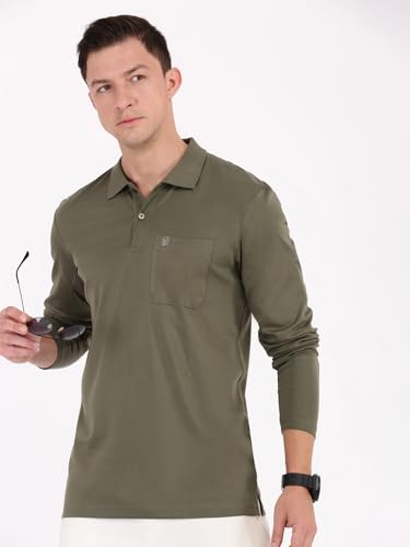 Image of Macroman M-Series Men's Solid Regular Fit T-Shirt