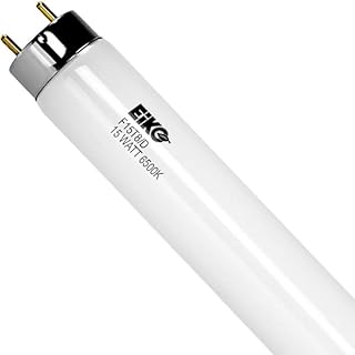 Eiko 15522-1 F15T8/D Daylight 6500K T-8 G13 Base Halogen Bulb, 15W