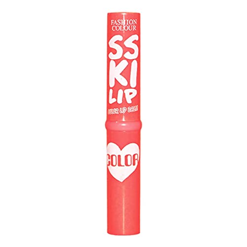 Image of FASHION COLOUR Kiss Lip Balm For All Skin Types | For Dark, Dry & Pigmented Lip | Moisturising, Non-Sticky, Shiny & Soft Lip | Tinted Balm (08 Girls Talk)
