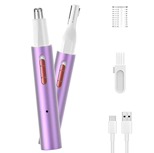 Nasenhaartrimmer Nasenhaarschneider Ohrhaartrimmer, 2 in 1 Professioneller , Präzisions Frauen...