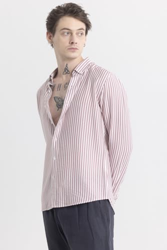 Image of SNITCH Stripehaven Mauve Stripe Shirt