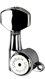 Hipshot Grip-Lock 3x3 Enclosed Locking Tuners - Chrome