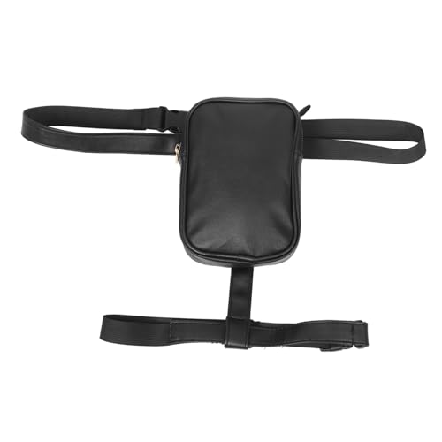 Riñonera deportiva resistente de PU ajustable para hombre y mujer
