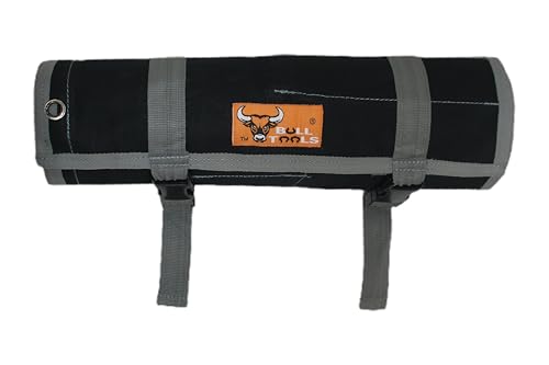 Metrisch & SAE,Schraubenschlüssel und Werkzeugtaschen-Organizer, aufrollbare Tasche, Bull-Werkzeuge, 26 Taschen, handgefertigt, schwer… – Ansicht 8