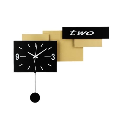 Horloge murale moderne salon design élégant XJBTBA pour une décoration chic