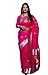 SGF11 Women's Kanjivaram Soft Lichi Silk Saree With Blouse Piece (Pink)
