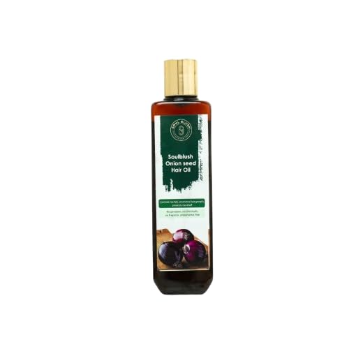 Onion Seed Hair Oil for Hair Growth & Hair Fall Control | Enriched with Black Onion Seed Oil | Nourishing & Strengthening Hair Oil for Strong, Shiny & Healthy Hair 250ml