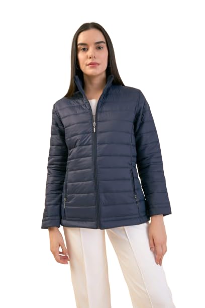 salt attire Maeve Women's Solid Puffer Jacket - High Neck, Full Sleeves, Cozy APD Fabric, The Cozy Closet Collection, Made in India-picture-31