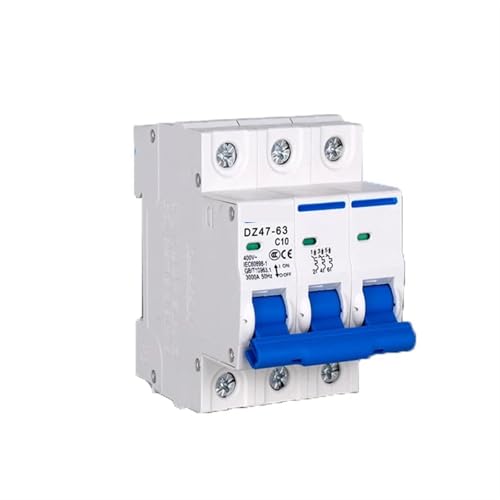 Disjoncteur de protection DZ47 63A courbe C contre les surcharges 400V