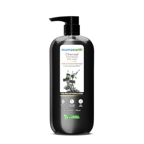 Save ₹350, Get 58% Off on Mamaearth Charcoal Moisturizing Body Wash (500ml) - Detoxify & Moisturize Your Skin