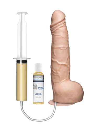 Doc Johnson Titanmen Piss Off Vac-U-Lock Vanilla Dildo