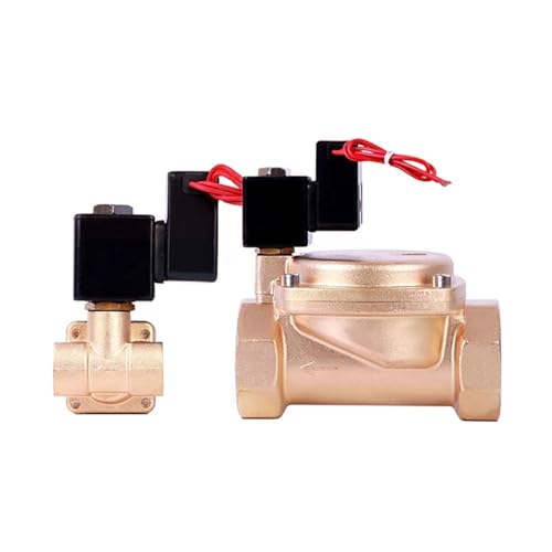 Électrovanne normalement fermée laiton de haute précision 220V AC NBR - 2