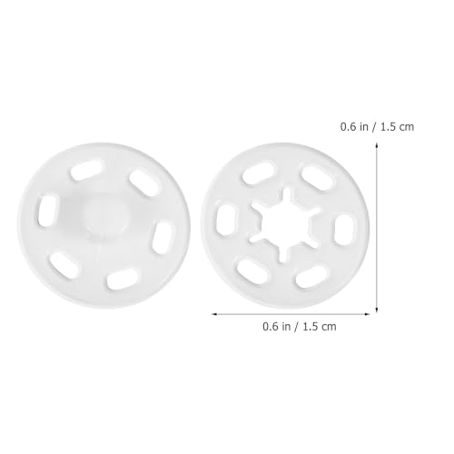 Broches de presión de plástico clip para coser ropa de nylon resistente 2