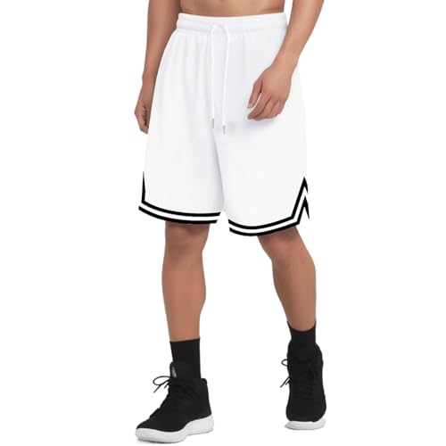 Men's Athletic Gym Shorts Quick Dry Black Casual Basketball