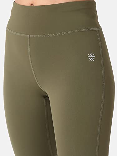 Image of CULT Women's Solid Polyester 4-Way Stretch, AbsoluteFit Training Tights, Moisture-Wicking, Leggings for Sports, Gym, Active Wear