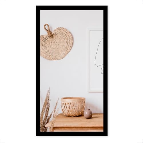 Espelho com Moldura Caixa 32x59 cm Espelho Nacional - Moldura Cai...