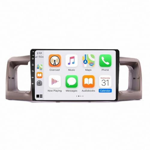 Radio de coche 2 DIN con pantalla táctil y Car Play para actualizar tu Toyota Auris