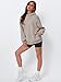 EFAN Womens Oversized Hoodies Fleece Hooded Sweatshirts Fall Fashion Outfits 2025 Cute Clothes with Pockets CoffeeGrey M