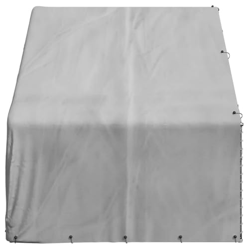 vidaXL Outdoor-Hundezwinger mit Abdeckung 3x2x1,9 m Verzinkter Stahl, Outdoor-Haustierkäfig, großer Hundekäfig, Hundezwinger, Outdoor-Hundehütte