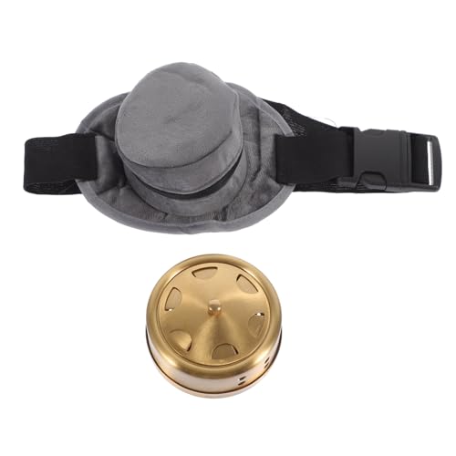 Gogogmee 1pc Box Moxa Tool Tank Column Sticks Purifier Package Smokeless Moxa Purifier Cone Holder Stand Stick Holder Heat Holder