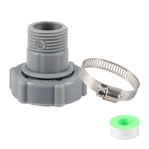 Apvok Pool Drain Fits For Coleman/Above Ground/Bestway Pools Id1.5-Inch Hose Adapter Drain Plug Connect To The Bottom Of The Pool Od1.0-Inch Connect To The Garden Pipe